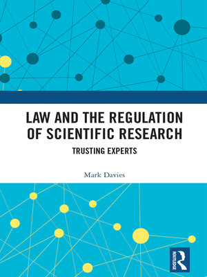cover image of Law and the Regulation of Scientific Research